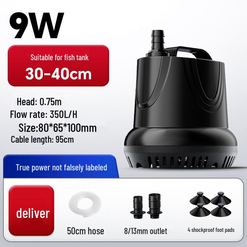 Silent Submersible Fish Tank Pump: Small Bottom Suction & Water Circulation Filter