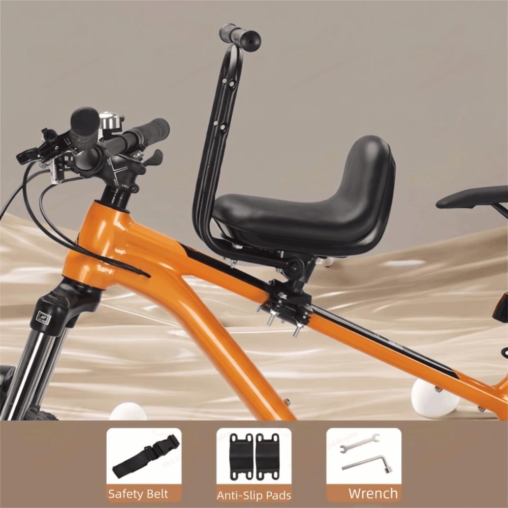 Scaun Copil Bicicletă Montat în Față Siguranță Completă Scaun Copil Bicicletă de Munte Utilizare Bicicletă Pliabilă