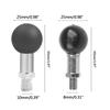 25mm Ball Head Adapter with M8 or M10 Thread Post Motorcycle Handlebar Mount Rearview Mirror Ball Clamp Metal Bracket