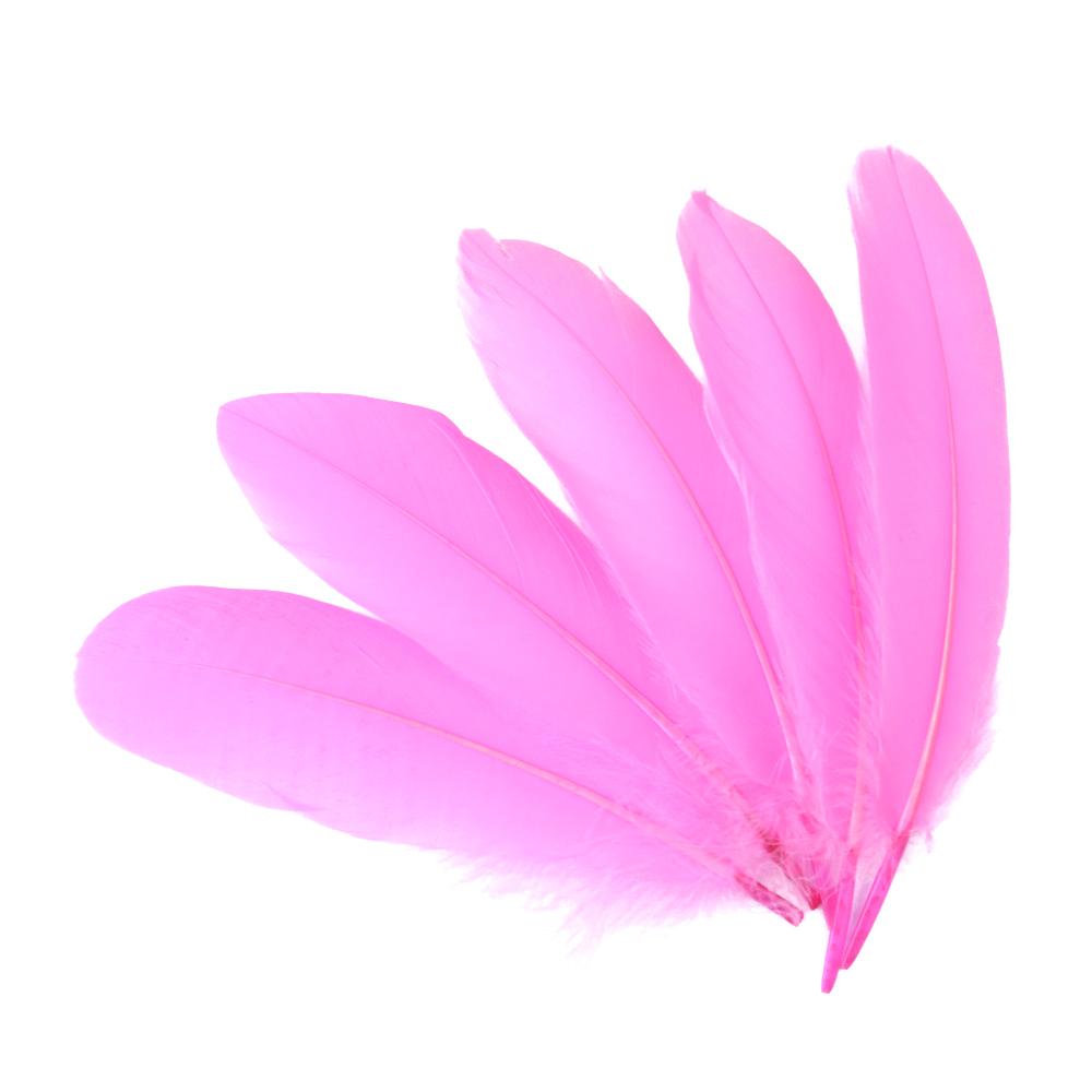 50/200/500 Stück Harte Stange Natürliche Gänsefedern Bastel Federn Weiße Federn Schmuckherstellung DIY Party Hochzeitsdekoration 15-20CM