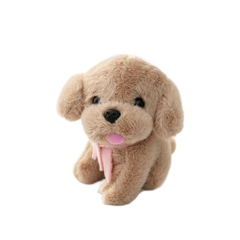 Hot Selling Mini Cotton Stuffed Poodle Dog Cute Schoolbag Decoration Accessories Cartoon Women Fashion Pendant