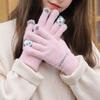 Warm Soft Women Love Elastic Knitted Female Gloves Driving Gloves Wool Mittens  Gloves