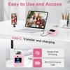 Kids Camera Instant Print, Dual-Lens 48MP Digital Camera for Christmas Birthday Gifts, 1080P Selfie Instant Cameras for Kids with 32GB Card, Instant