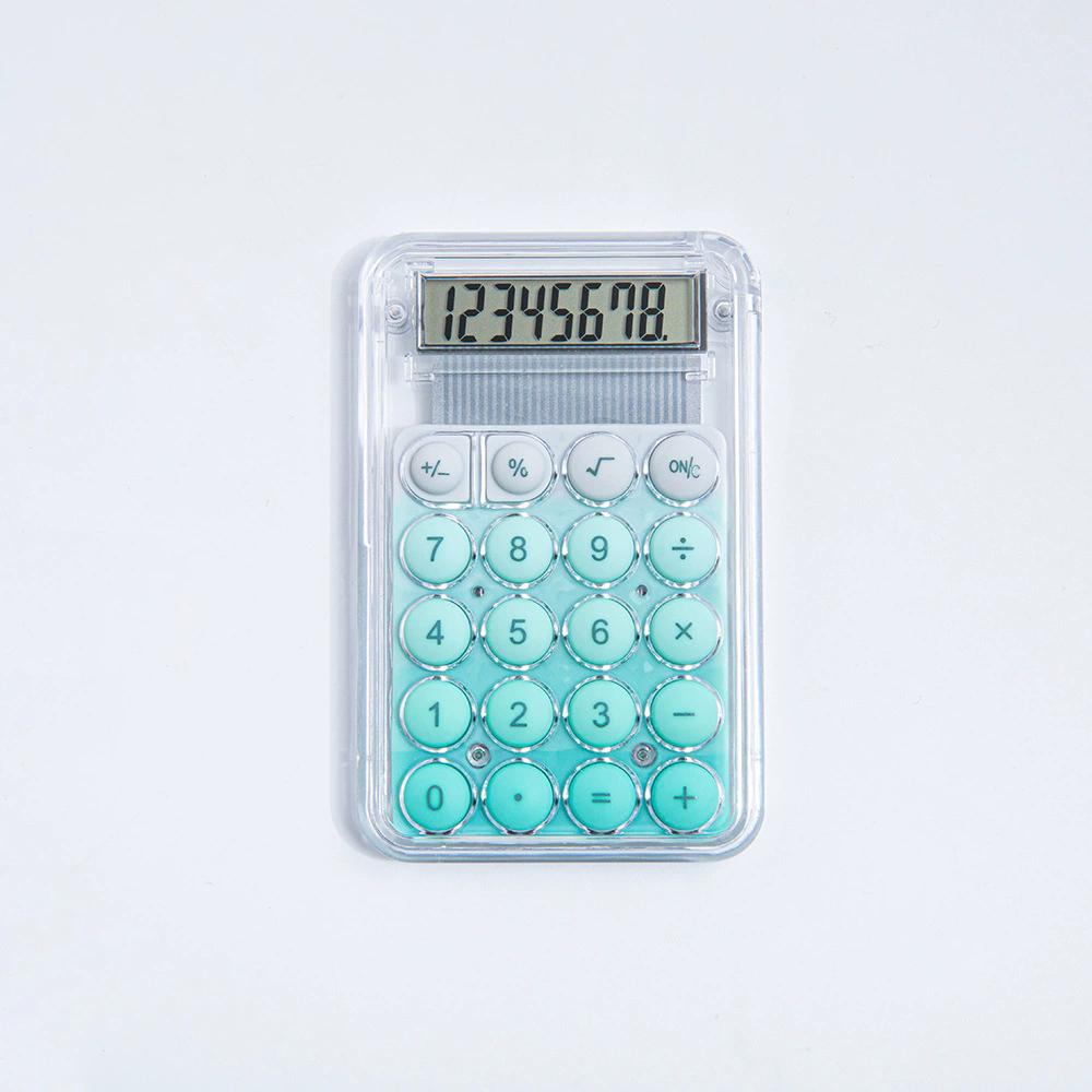 Calculator Student Cute High Value Calculator Small Portable Transparent Candy Color Calculator