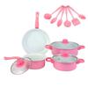 13pcs Kitchenware Wok Soup Pot Non Stick Frying Pan Durable Cookware Set  Household