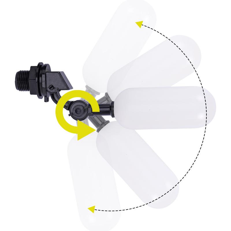 1/2 3/4 Inch Plastic Water Float Ball Valve Automatic Feed Fill Fish Tank Aquarium Water Humidifier Water Control Valve