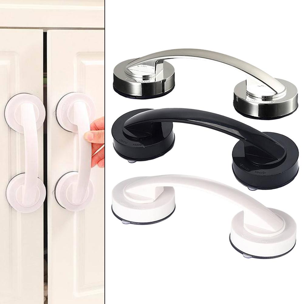 Non-Slip Grab Rail Suction Grab Bar Repositionable Suction Feature Versatile For Bathroom And Kitchen For Bath