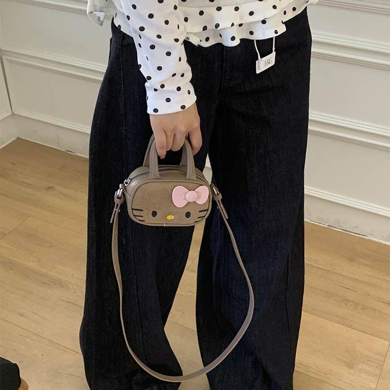 New Cute Bow crossbody bag Cartoon High-end women s underarm pouch Simple Crossbody Bag Versatile Women Casual Crossbody Bag