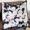 Design Twill Silk Square Scarf Women Luxury Brand Hijab Scarves Headband Foulard Ladies Shawl Wrap Echarpe Foulard Bandana
