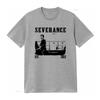 Severance TV Series Vintage Midcentury T Shirt for Men 2022 Est Print Crewneck Casual Vintage Washed Comfortable Homme