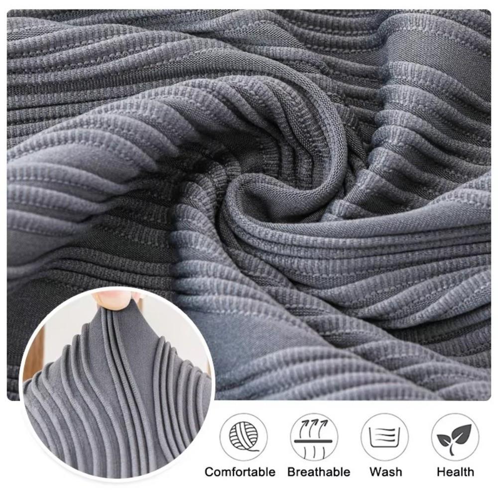 New Anti-slip Dining Chair Cover Soft Elastic Seat Cover Washable Thicken Fabric Chair Slipcover For Office Home Seats