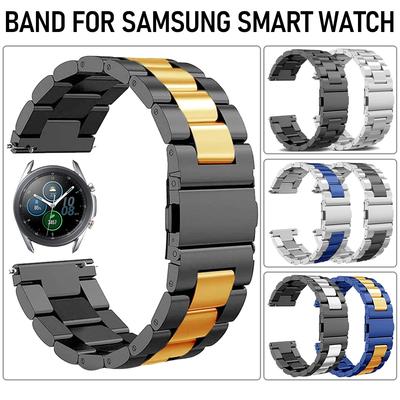 Opaska na nadgarstek ze stali nierdzewnej do zegarka Huawei Honor Samsung klasyczna metalowa bransoletka do Vivomove HR 20mm 22mm pasek na nadgarstek akcesoria do smartwatcha