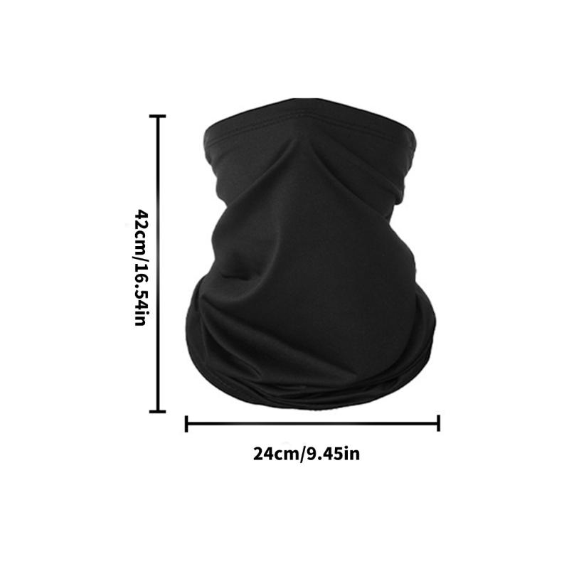 6PCS Stretchable Sun Protective Face Cover For Cycling Hiking Skiing Breathable Sunshade Mask for Outdoor Activity