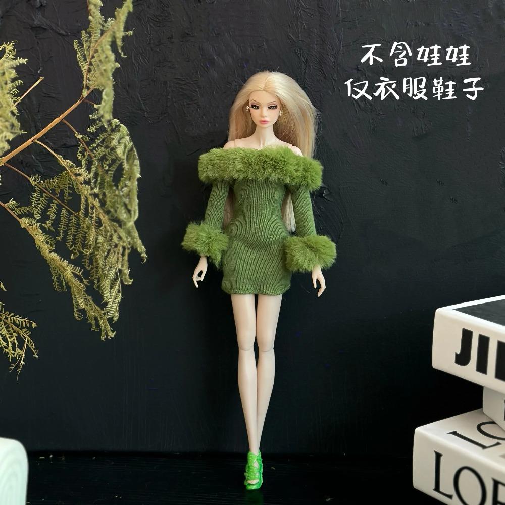 2025 New Clothes Set + Shoes / 30cm Doll Clothing Suit Plush Coat Top Skirt Pant Sweater Outfit for 1/6 Doll Clothes / Diy Toys