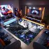 1PC Custom Name Dragon Fantasy Artwork Theme Floor Mat Ideal for Living Room, Game Rooms, Office, Bedroom,Floor Mat Playful Design