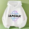 KPOP Devil Hunter Huntrix Pattern Printed Children's Fashion Casual Spring and Autumn Girls Sports Hoodie