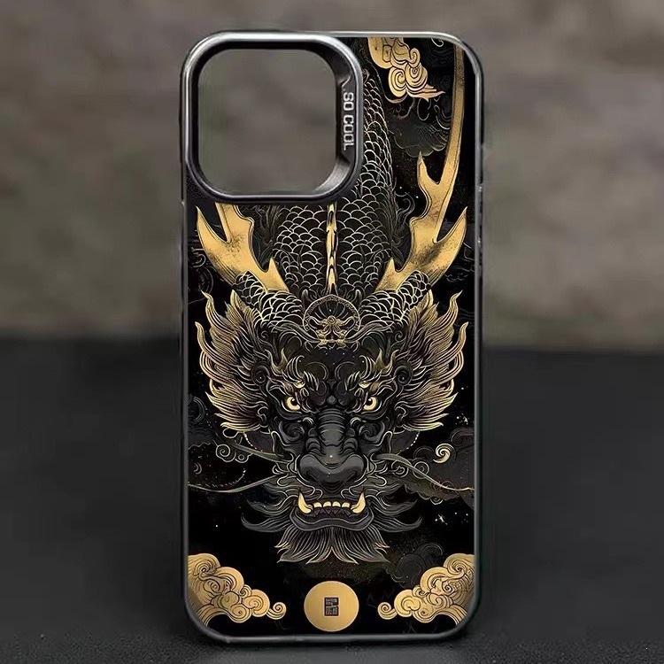 Year of the Dragon New Year Model Is Suitable for Iphone16promax Mobile Phone Case High-end Apple 15 New 14/13/12