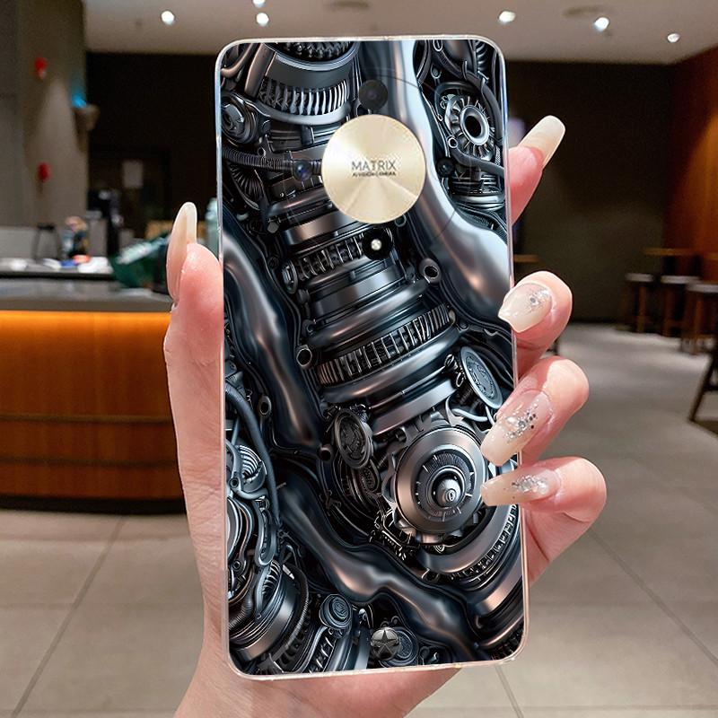 Casing For Honor X9b X9a Magic 6 5 Lite 5G Luxury Dragon Cute Cool Boys Girls Transparent Soft silicone Back Cover Phone Case