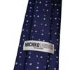 [Michiko London] Wrinkle-resistant bonded fabric with lining for added volume. Made in Japan. KOSHINO brand tie. Small pattern. 100% silk. Unisex.