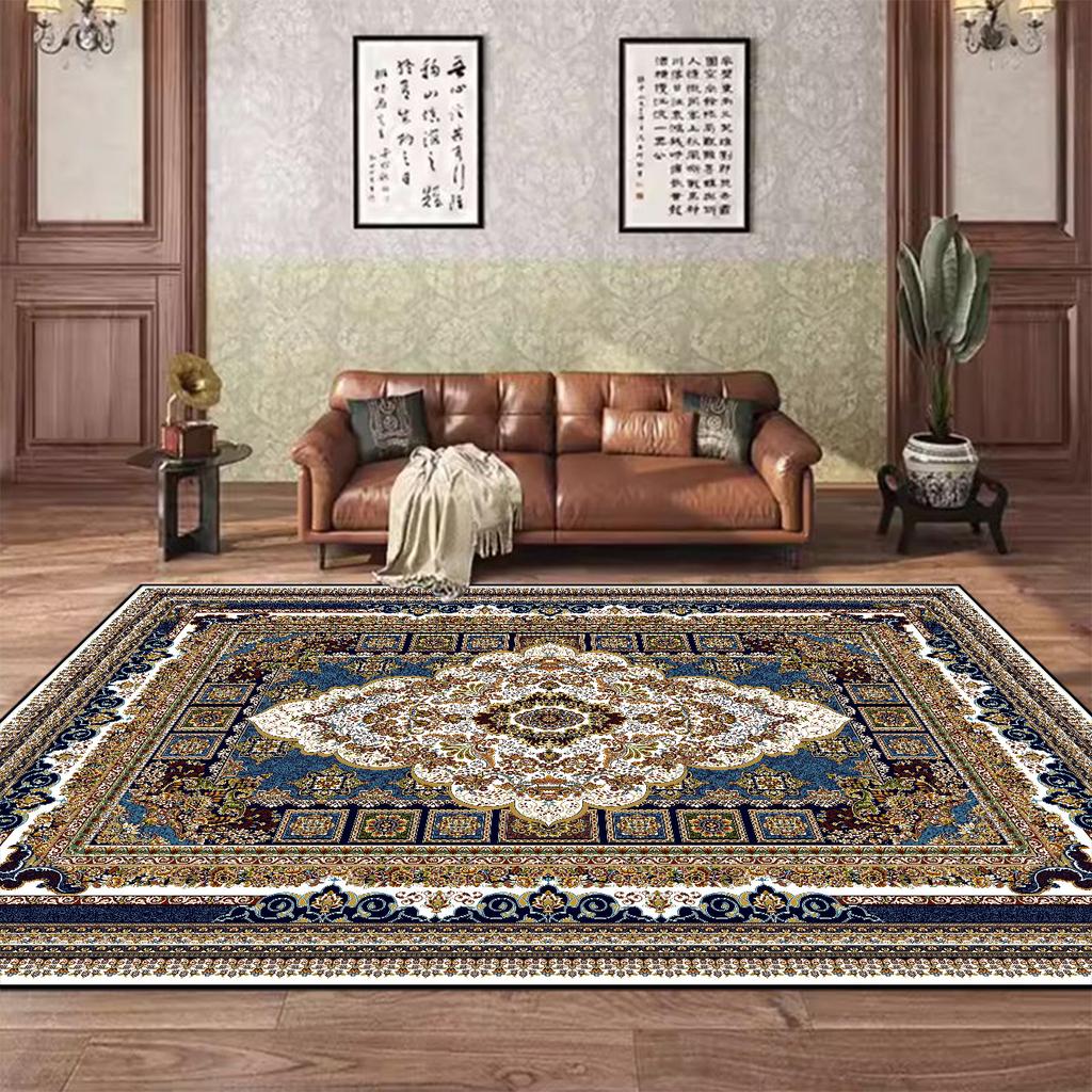Modern Light Luxury Carpets for Living Room Persia Decoration Large Carpets Comfortable Soft Bedroom Rug Non-slip Washable Mat