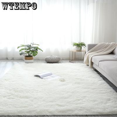 Wohnzimmerteppich Plüsch-Fußmatte Rosa Weiches und Bequemes Sofakissen Schlafzimmer Wohnzimmer Fußmatte