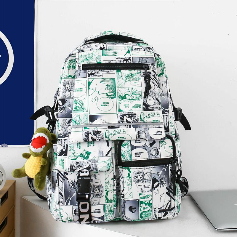 Zaini Graffiti per Uomini e Donne Studenti delle Scuole Medie Nuovi Grande Capacità Studenti delle Scuole Superiori Studenti Universitari Zaino Zaino da Uomo