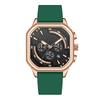 Lower Price Men's Quartz Watch 2026 High Quality Man Watch Customized Personalized Logo Rubber Band Slim Wrist Watches for Men