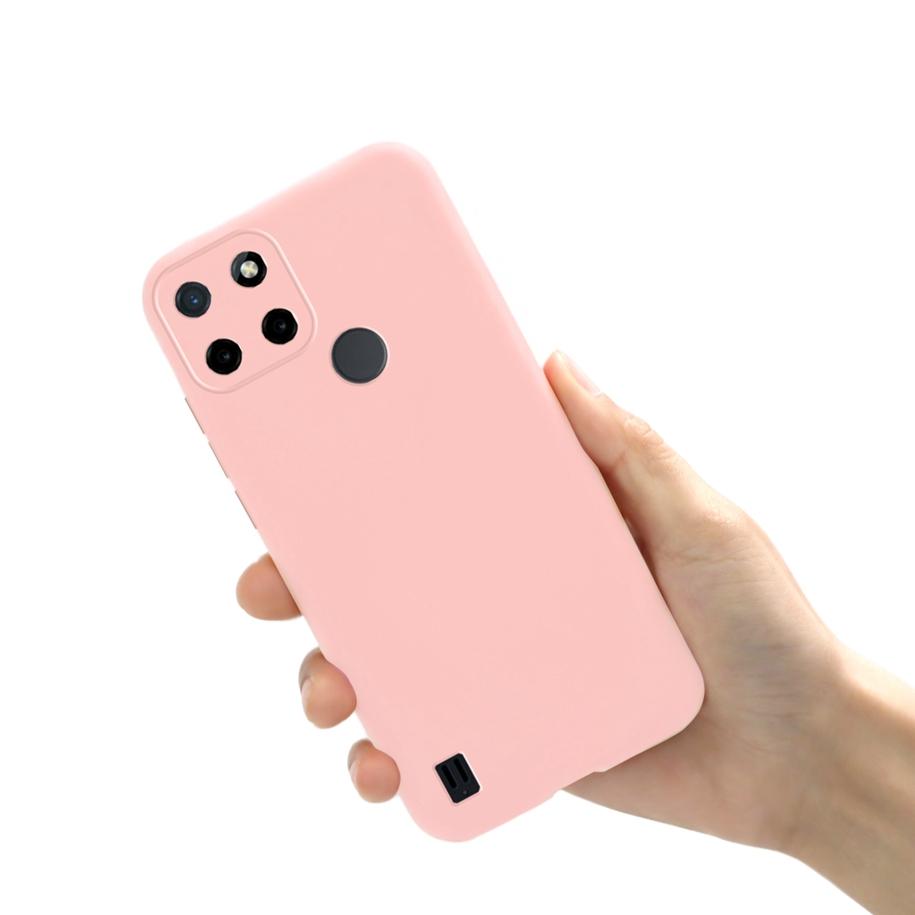 

Чехол Candy Color для Realme C21 RMX3201 Желто-Черный Мягкая Крышка для Oppo Realme C21 C21Y C 21 Coque RealmeC21 Y Глобальный Чехол для Телефона Realme C21 светло-розовый