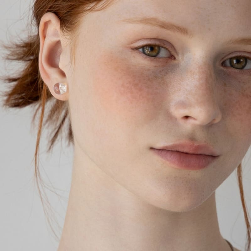Tatiana (925 Silver) Basic Clear Stud Earrings EC3231