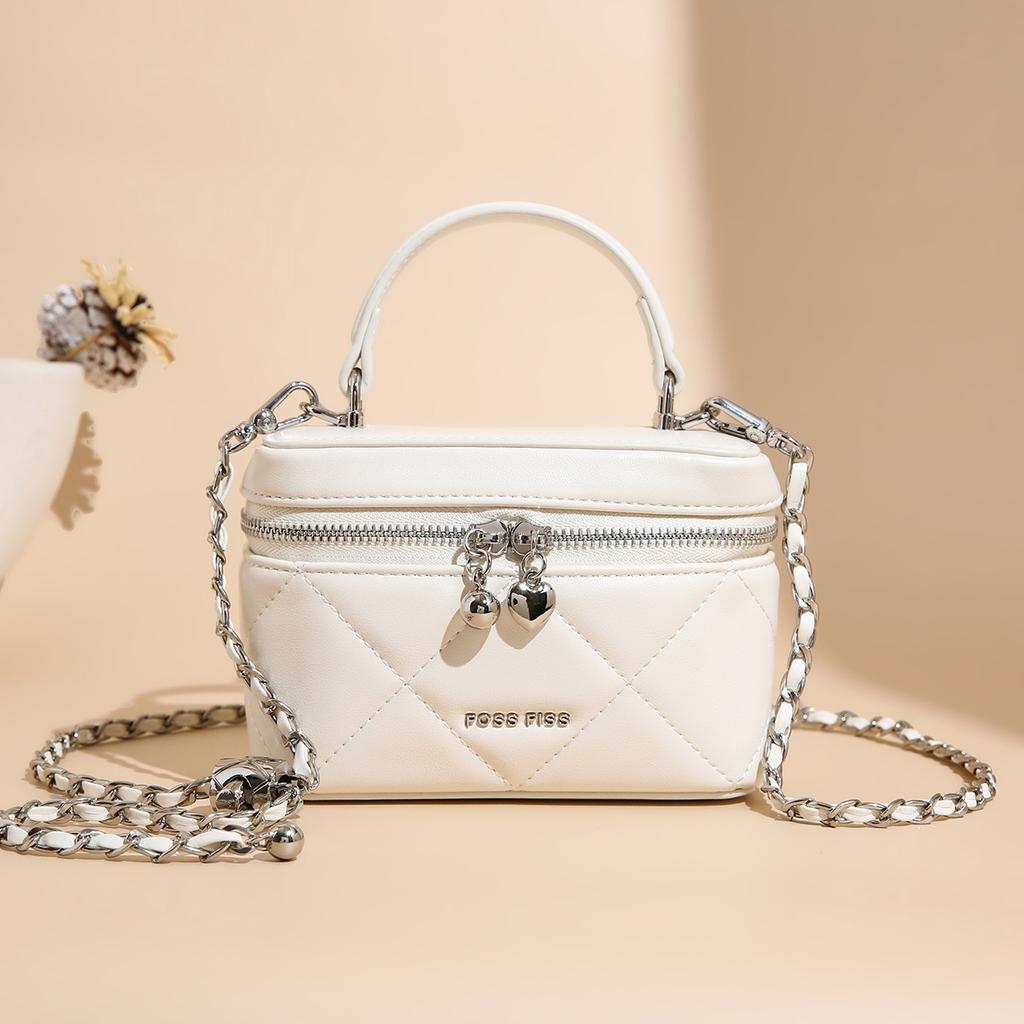 Small Niche Box Bag, Elegant Commuter Chain Small Square Bag, Women's Bag