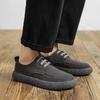 2025 spring and summer new casual shoes men's suede matte cowhide Korean version lightweight breathable soft bottom lace-up tooling men's shoes