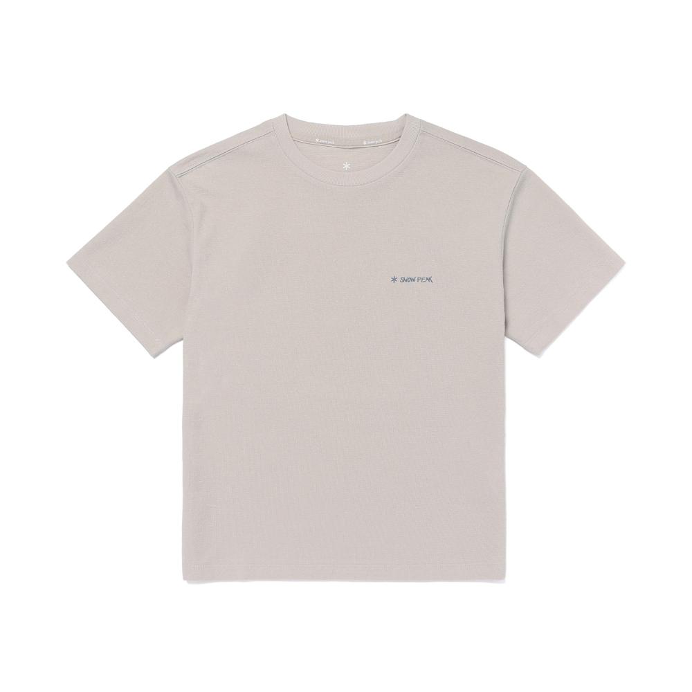 SNOWPEAK Kids Sorona Tropical Short Sleeve T-Shirt Sand Beige (S26MKFTS83)