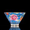 Chinese Style Enamel Ceramic Tea Set Teacup Hand Painted Teacup Household Master Cup Drinkware Supplies Home Decoration