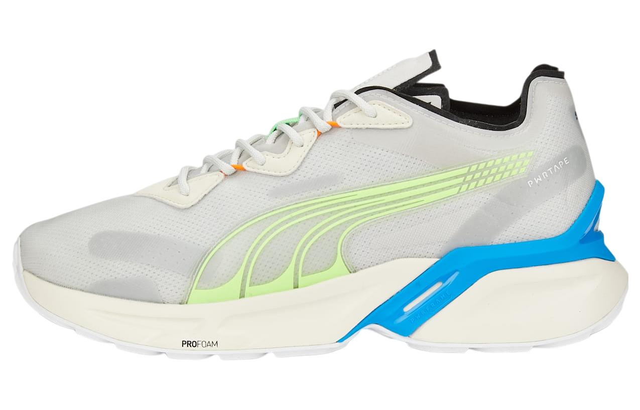 PUMA Pwrframe Aerogram Blaze White Green Blue 387038-03 42