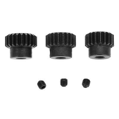 48DP Cent3.175mm 1921T 21T23T Chrome Steel Motor Pinion Gears Combo for 110 Car (19T 20T 21T)