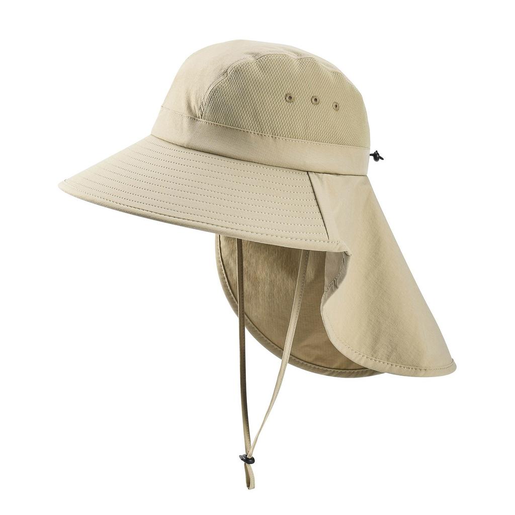 JGNGOUL Summer Sun Hats UV Protection Outdoor Hunting Fishing Cap Neck Flap Fisherman Hat Hiking Camping Visor Bucket Hat