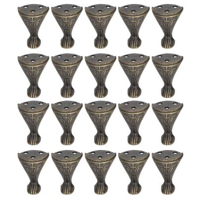 20 PCS Antique Feet Leg Corner Protector Strong Durable Furniture Legs Corner Decorative Feet for
