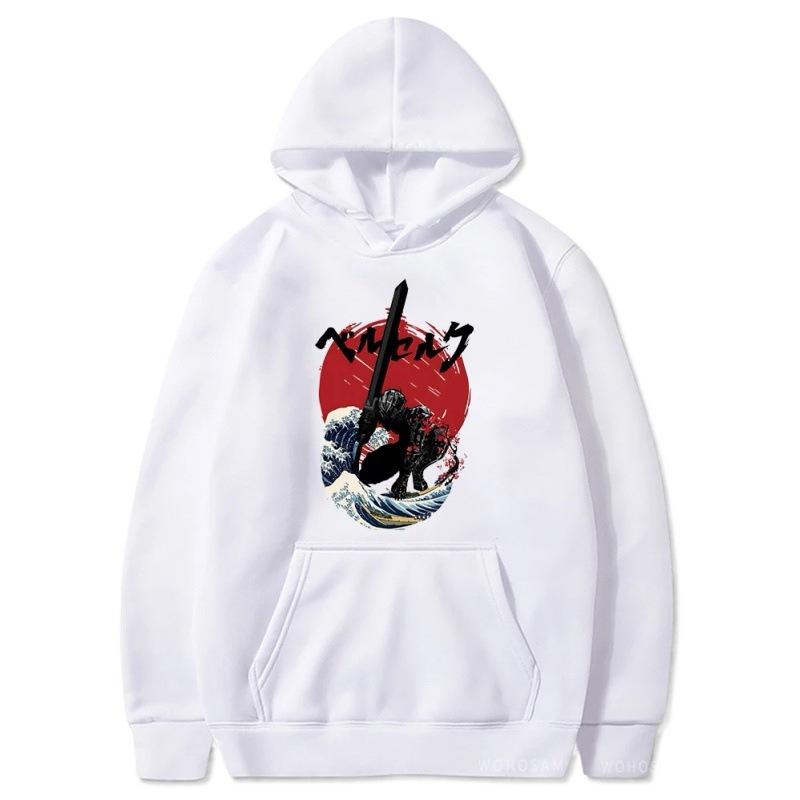 Berserk Autumn Winter Men's Hoodies Boys Harajuku Girls Hip Hop Pullover Fancy Music Gift Casual Loose Comfortable Sweatshirt