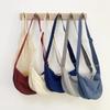 Casual Nyl Hobos Shoulder Bags for Women Lightweight Portable Ladies Crossbody Bag Simple Solid Color Female Handbags Purse