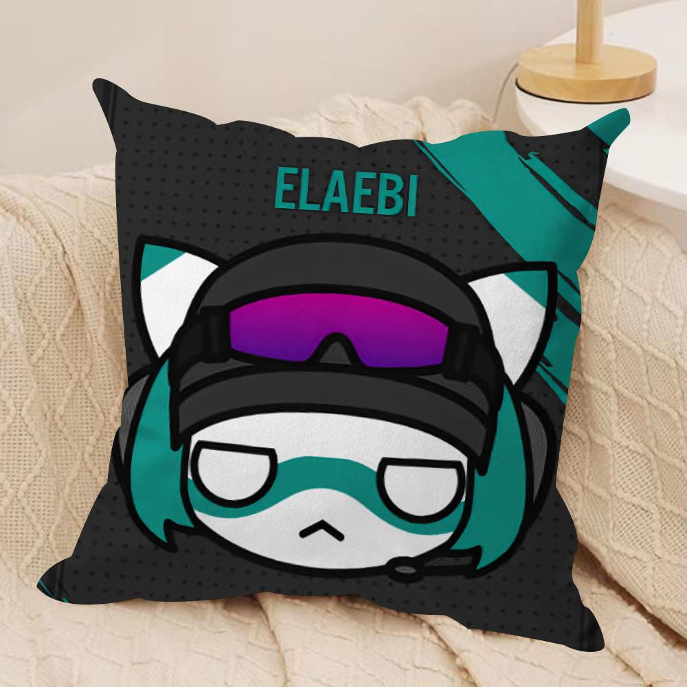 Game DDOKKAEBIS Cushion Cover Soft Plush Fabric DoubleSided Printed Sofa Cushion Cover for All Seasons Home Decor Gift