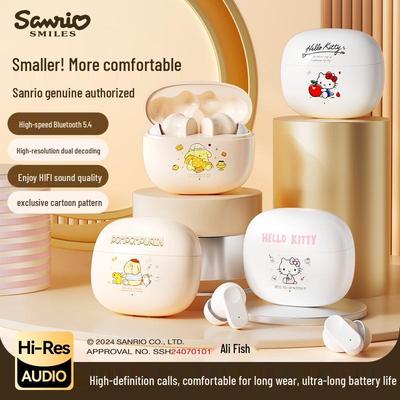 Sanrio Q1 Semi-In-Ear Wireless Bluetooth Headphones for Sports and Gaming
