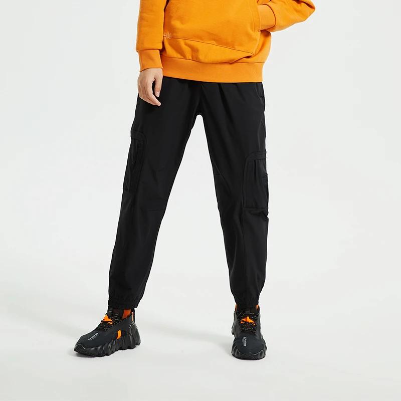 Li Ning Badfive Sports Basketball Series Woven Cuff Sports Pants Men Pants Black AYKR363-2