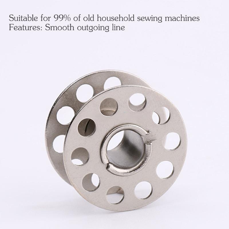 25PCS Universal Fit Sewing Machine Bobbins with Storage Holder Box for Home Handheld Machines Suitable for Beginners and Tailors