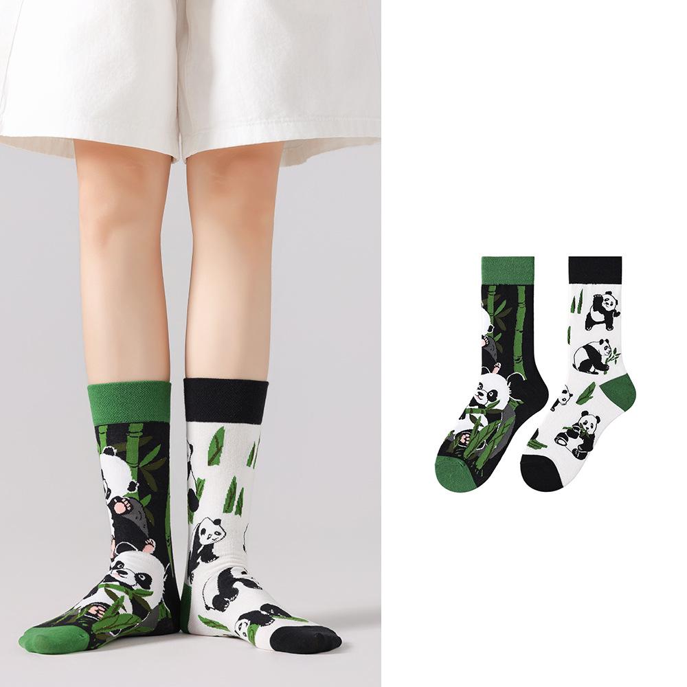 Unisex Trendy Cotton Mid-Calf Socks for Autumn/Winter - Sporty & Casual