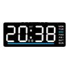 LED Display Clock Travel Sized Kids Room Nightlight Clock Quiet Bedroom Digital Clocks Perfect For Dorms Hotel