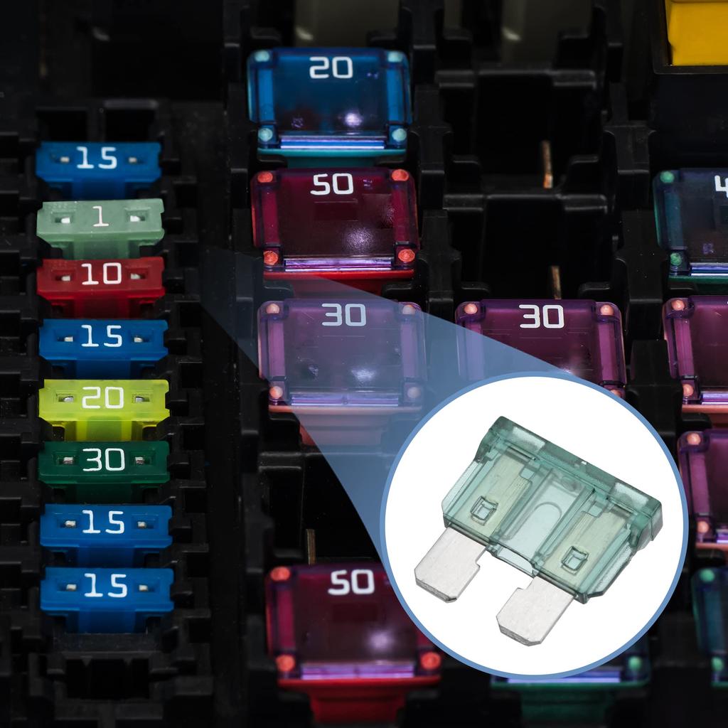 uxcell Style Fuse 1A Mini Size Style Fuse Replacement for Car Car