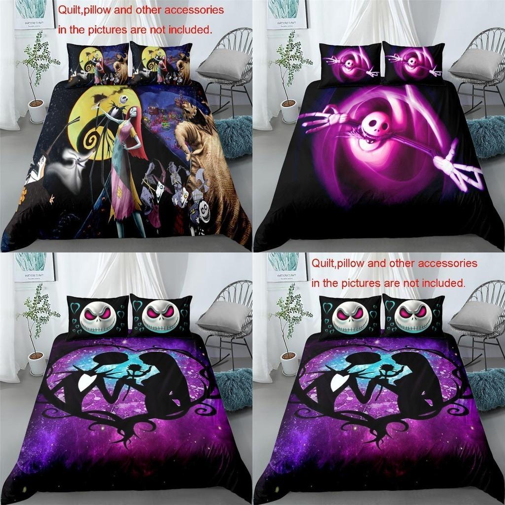 Unique Designs The Nightmare Before Christmas Bedding Set Duvet Cover Pillowcase Shams Comforter Cover