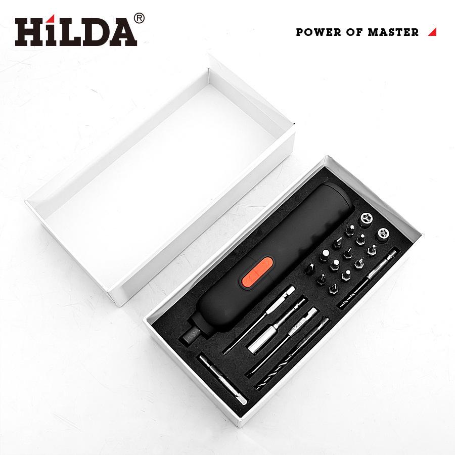 Rechargeable Multifunctional Electric Screwdriver Tool Set for Small Household Repairs