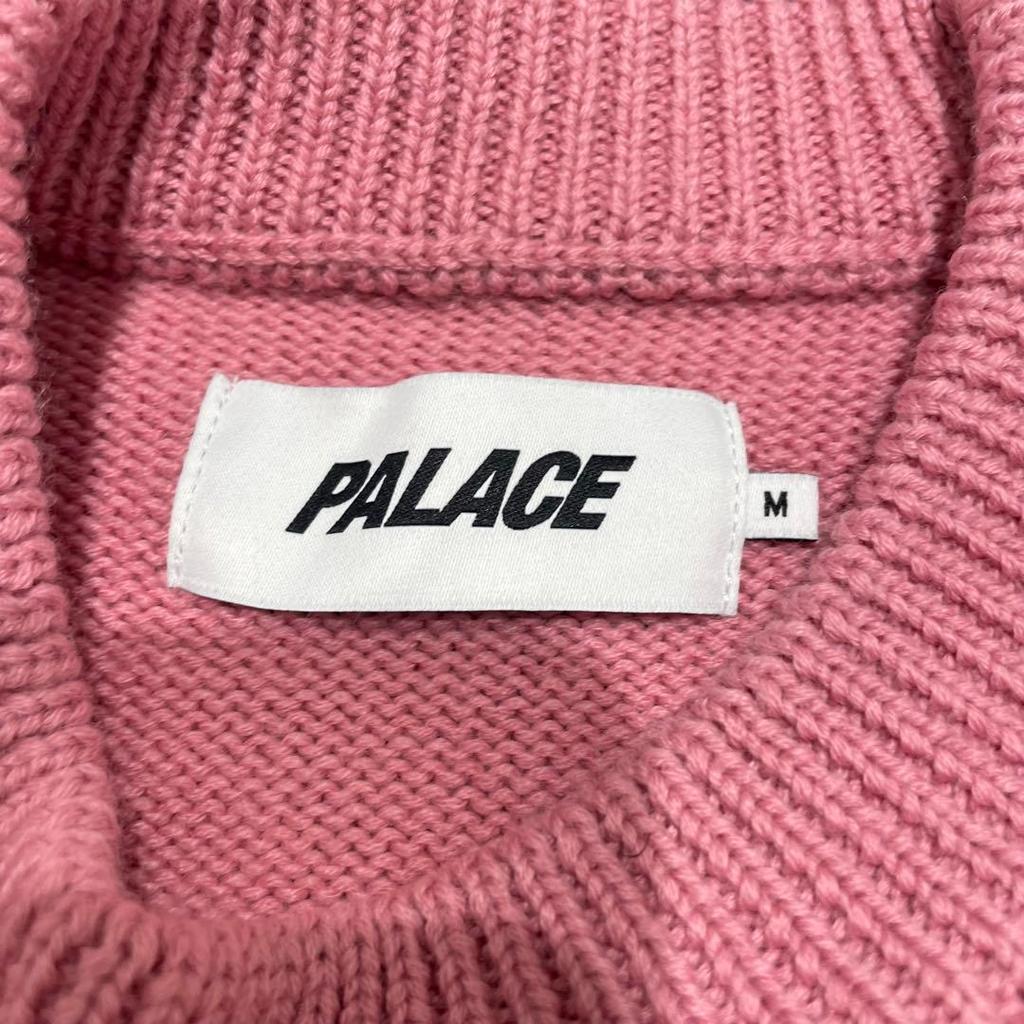 Used PALACE pink rabbit knit sweater M