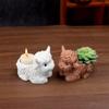 Highland Cow Planter Mold 3D Highland Cow Candlestick Mold for Succulent Potted Plant Scented Candle Making Home Table Decor
